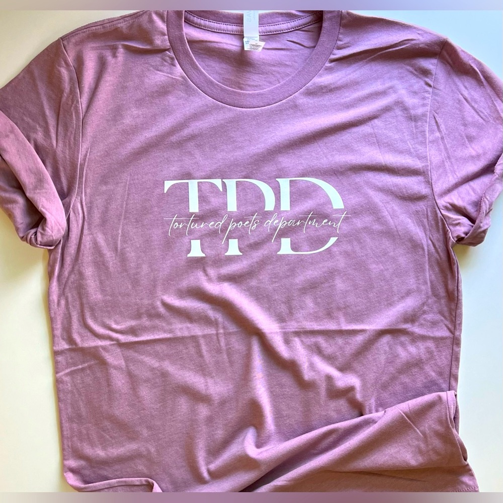 Tortured Poets Dept Taylor Swift fan-made short sleeve tee